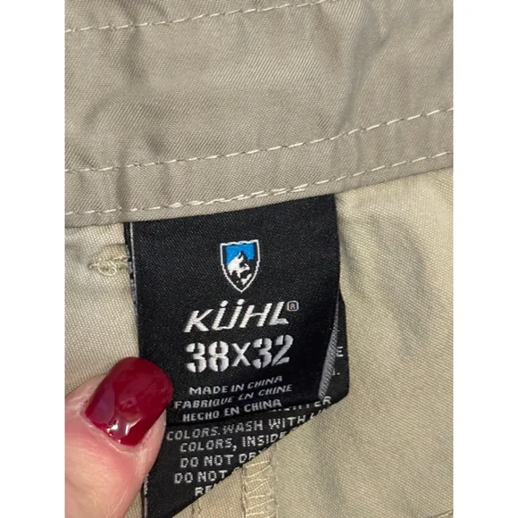 KÜHL Mens Revolvr Vintage Patina Dye Pants Men’s 38x32 Hiking Outdoor Khaki - Picture 7 of 10